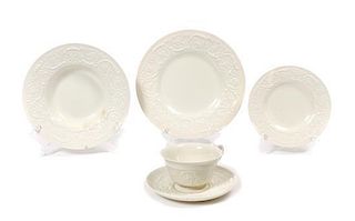 A Wedgwood Porcelain Partial Dinner Service, Diameter of first 9 inches.
