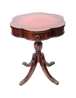 A Regency Style Side Table, Height 29 x width 25 inches.