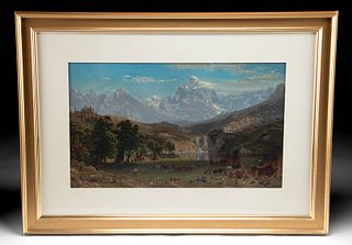 Bierstadt - "The Rocky Mountains Landers Peak" (1869)