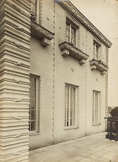 UNKNOWN PHOTOGRAPHER Facade detail of the Sigmund Berl house, Freudenthal
