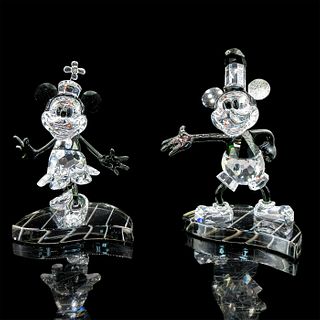 Swarovski Crystal Figurines, Mickey and Minnie Mouse