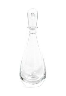 A Glass Decanter, Height 10 inches.