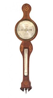 A Georgian Barometer, Height 39 1/2 inches.