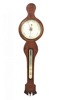 A Georgian Barometer, Height 38 inches.
