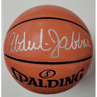 Kareem Abdul-Jabbar Signed Spalding Basketball (Beckett  COA)