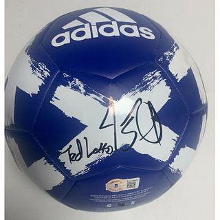 Ted Lasso & Jason Sudeikis Dual Signed Soccer Ball (Beckett COA)