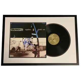 Warren G Signed Framed Vinyl Album (JSA COA)
