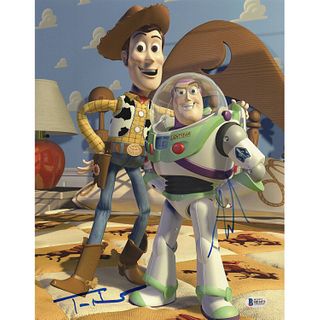 Tim Allen & Tom Hanks Dual Signed 11x14 Toy Story Photo (Beckett COA)