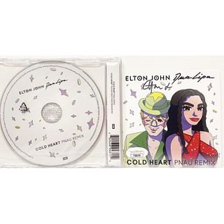ELTON JOHN Signed Autograph "Cold Heart" CD Insert JSA COA