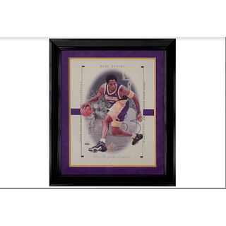 Kobe Bryant Signed Framed 98-99 Upper Deck SP Authentic (PSA)