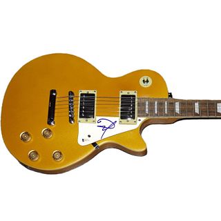 Dave Grohl Signed Autographed Gold LP Style Electric Guitar Beckett BAS COA