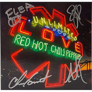 RED HOT CHILI PEPPERS Signed Autograph CD "Unlimited" KEIDIS FLEA +2 JSA LOA