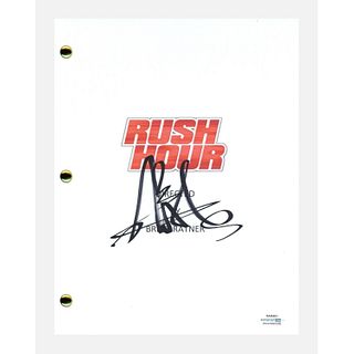 Jackie Chan Signed Autographed Rush Hour Movie Script Screenplay ACOA COA