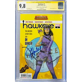 Hailee Steinfeld Signed CGC Signature Series 9.8 Hawkeye #1 Marvel Comic