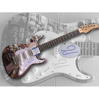 Noel Gallagher Signed Custom Oasis Electric Guitar (Beckett COA)