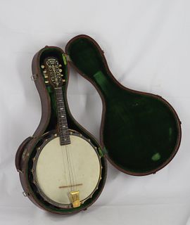 Broadkaster Model D 8 String Mandolin / Banjo.