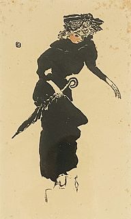 Pierre Bonnard "Femme au parapluie"