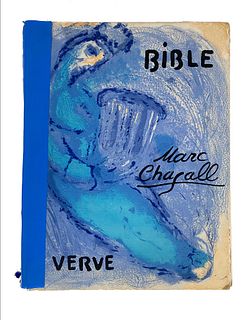 Marc Chagall, Bible (Verve 33-34) Signed and Inscribed