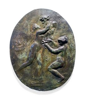 Claude Michel Clodion Bronze Relief