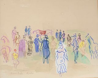 Raoul Dufy "Ascot" Watercolor