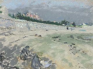 Edouard Vuillard Pastel “La Plage”