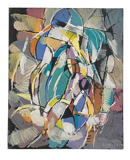 Andre Lanskoy Original Abstract Pastel