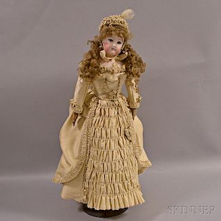 Large French Bisque Head Fashion Doll