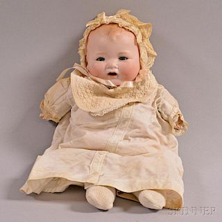 Armand Marseille "Baby Gloria" Character Bisque Head Doll