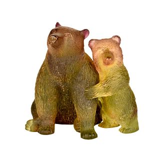 Daum Bear Figurine