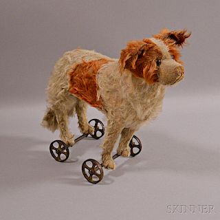 Early Steiff Dog Pull-toy