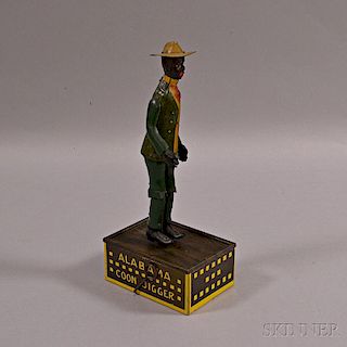 Ferdinand Strauss "Alabama Coon Jigger," Lithographed Tin Toy