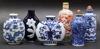 (6) Signed Chinese Snuff Bottles.