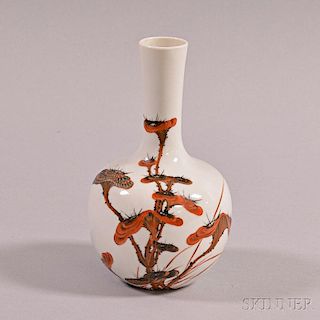 Polychrome Bottle Vase