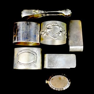 Grouping of Silver Tableware