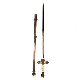 Antique Masonic Sword