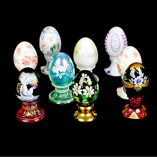 Fenton Art Glass Eggs