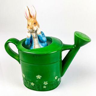 Vintage Schmid Musical Figurine, Tale Of Peter Rabbit