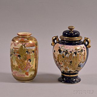 Satsuma Covered Jar and Vase