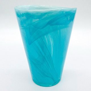 Kosta Boda Candy Vase, Blue