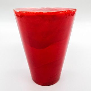 Kosta Boda Candy Vase, Red