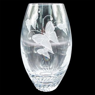 Lenox Crystal Vase, Butterflies