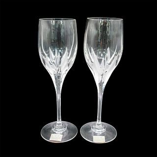 2pc Mikasa Wine Glasses, Flame D'Amore