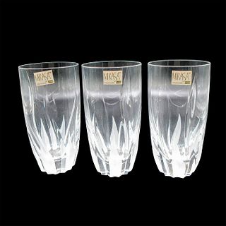 3pc Mikasa Highball Glasses, Flame D'Amore