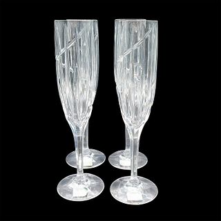 4pc Mikasa Fluted Champagne Glasses, Uptown
