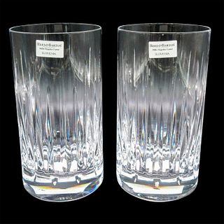 2pc Reed & Barton Highball Clear Crystal Glasses, Soho