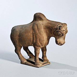 Pottery Figure of a Water Buffalo