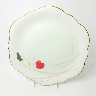 Mikasa Cake Plate, Anthurium