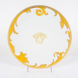 Rosenthal Versace Large Porcelain Plate, Medusa