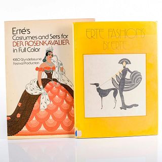 2 Books: Erte Fashions and Erte's Costumes and Sets