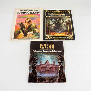 3 Paperback Fantasy Art Books